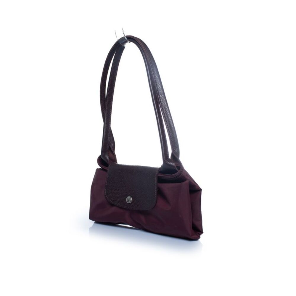 Longchamp, Le Pliage tote in burgundy - Picture 2 of 9